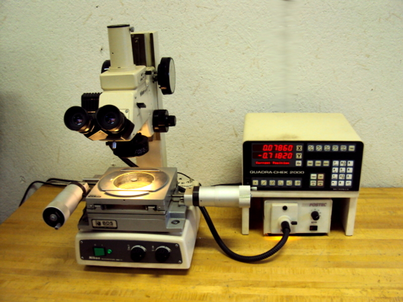 Nikon measurescope with quadracheck